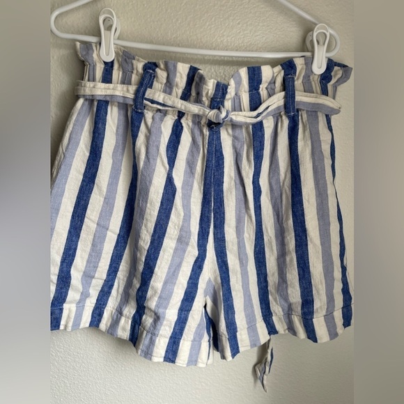 Madewell Paperbag Striped Shorts - Picture 9 of 10
